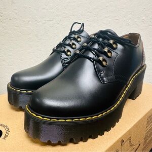 Dr. Martens Black Platform Shoes